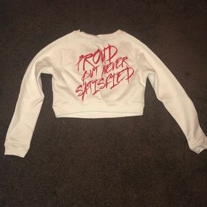 Alphalete cropped sweatshirt